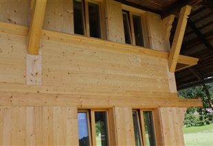 Brettsperrholz Fassade